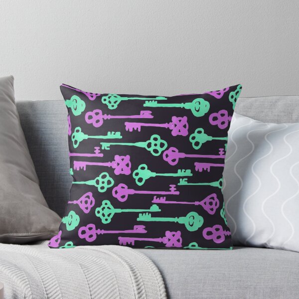 Item preview, Colored Key Silhouettes - Seagreen and Purple designed and sold by PaintInTheNight.