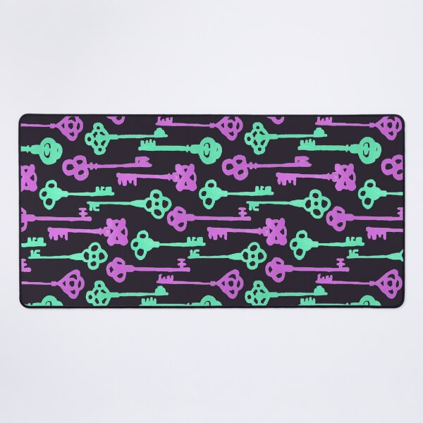Item preview, Colored Key Silhouettes - Seagreen and Purple designed and sold by PaintInTheNight.