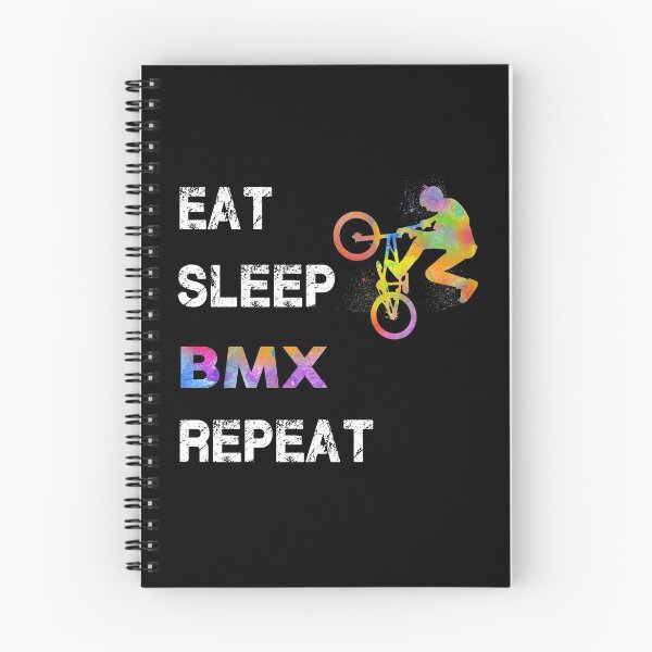 Item preview, BMX Eat Sleep Repeat Watercolor designed and sold by MobertsonArt.