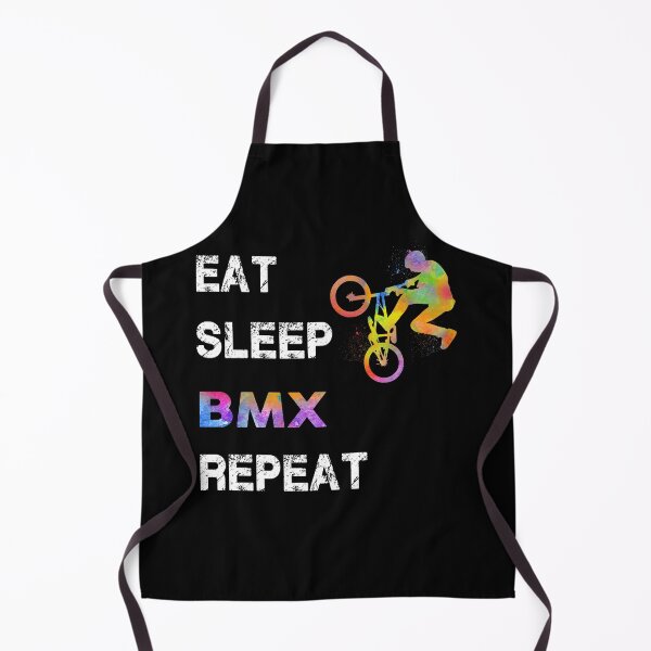 Item preview, BMX Eat Sleep Repeat Watercolor designed and sold by MobertsonArt.