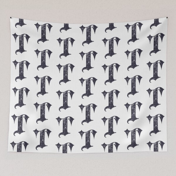 Item preview, Dark Grunge Monogram Letter "T" Blackletter designed and sold by SunnyStreet.