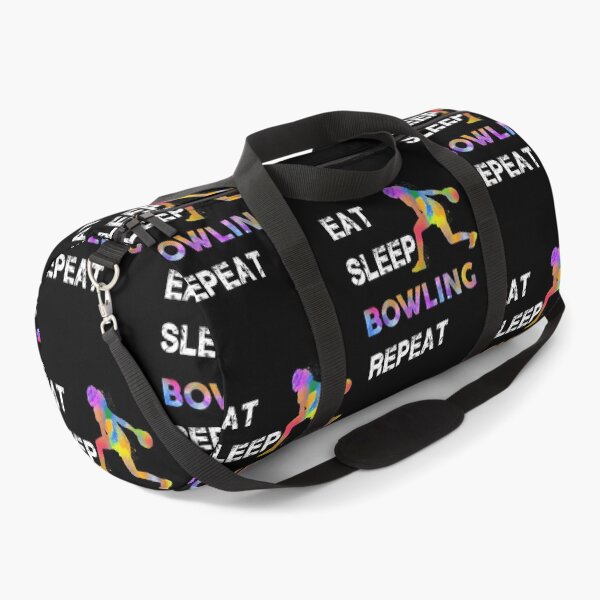 Item preview, Bowling Eat Sleep Repeat Watercolor designed and sold by MobertsonArt.