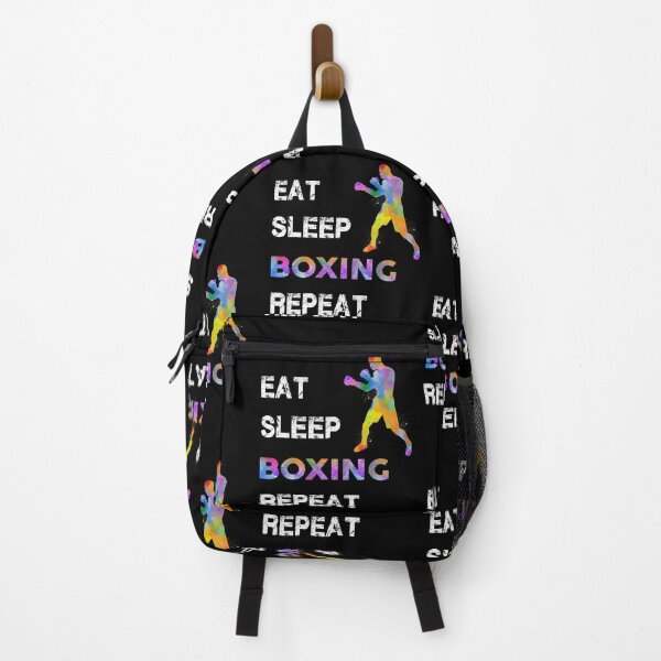 Item preview, Boxing Eat Sleep Repeat Watercolor designed and sold by MobertsonArt.