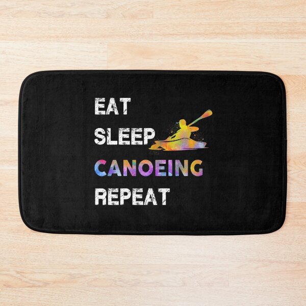Item preview, Canoeing Eat Sleep Repeat Watercolor designed and sold by MobertsonArt.