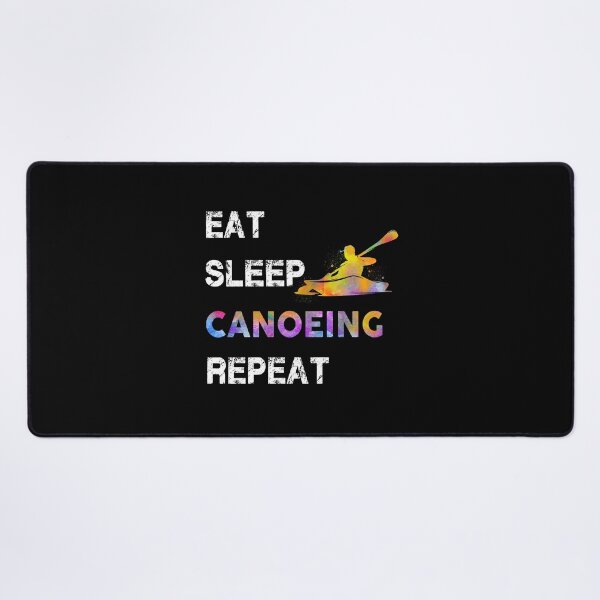 Item preview, Canoeing Eat Sleep Repeat Watercolor designed and sold by MobertsonArt.