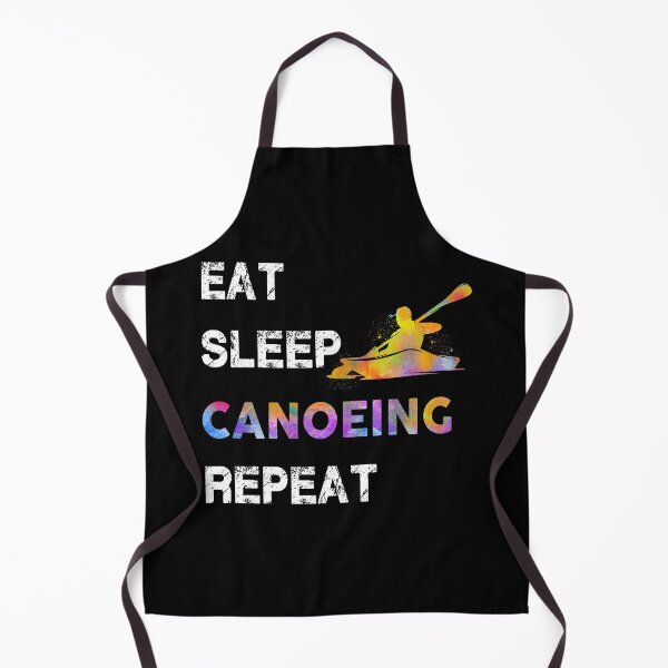 Item preview, Canoeing Eat Sleep Repeat Watercolor designed and sold by MobertsonArt.
