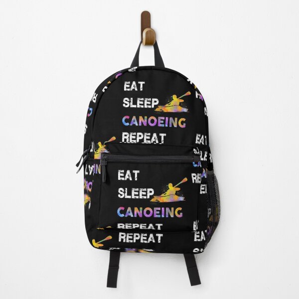 Item preview, Canoeing Eat Sleep Repeat Watercolor designed and sold by MobertsonArt.