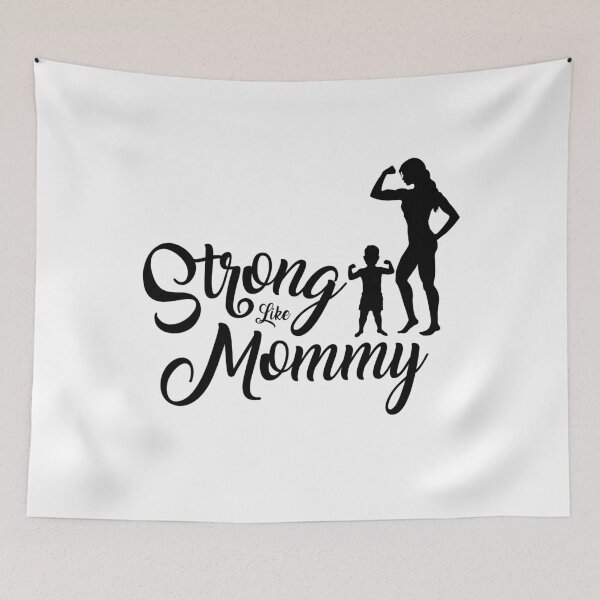 Item preview, Strong Like Mommy - Boy designed and sold by smallowlstudio.