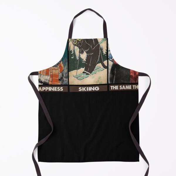 Item preview, cat skiing buy happiness designed and sold by SimonsonNuala.