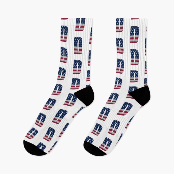Item preview, US Flag Monogram Letter "D" 4th July Stars Stripes designed and sold by SunnyStreet.