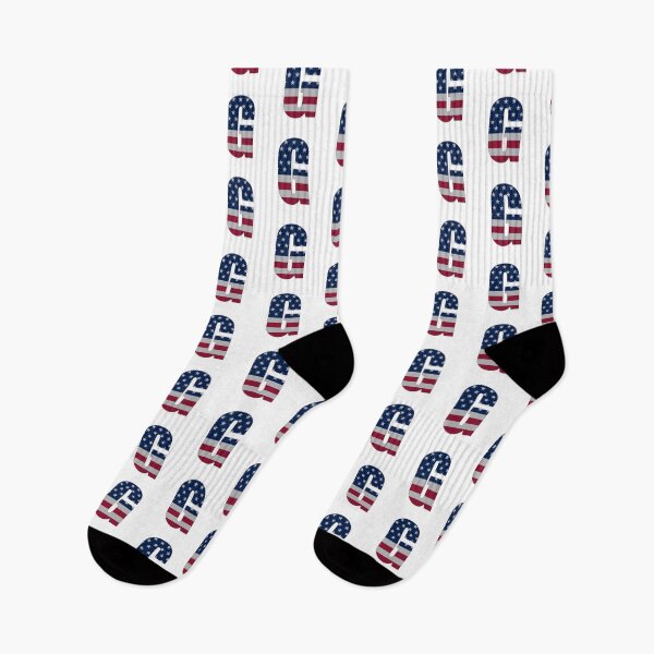 Item preview, US Flag Monogram Letter "G" 4th July Stars Stripes designed and sold by SunnyStreet.