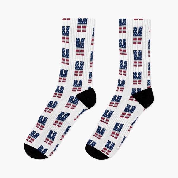 Item preview, US Flag Monogram Letter "H" 4th July Stars Stripes designed and sold by SunnyStreet.