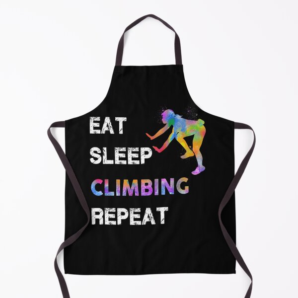 Item preview, Climbing Eat Sleep Repeat Watercolor designed and sold by MobertsonArt.