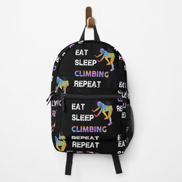 Item preview, Climbing Eat Sleep Repeat Watercolor designed and sold by MobertsonArt.