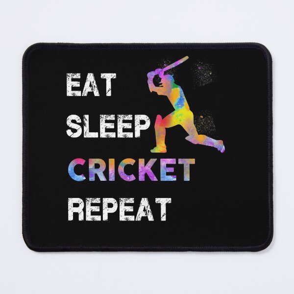 Item preview, Cricket Eat Sleep Repeat Watercolor designed and sold by MobertsonArt.