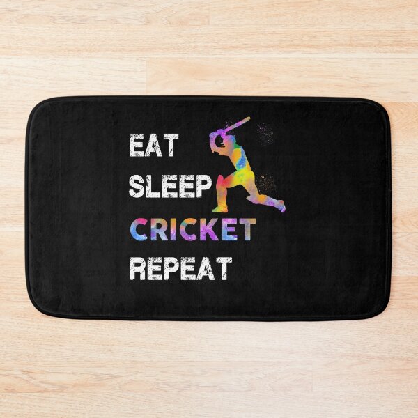 Item preview, Cricket Eat Sleep Repeat Watercolor designed and sold by MobertsonArt.
