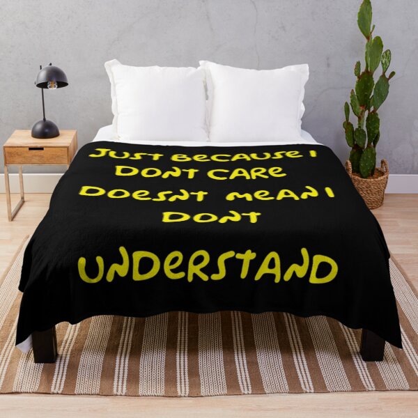 Item preview, Simpsons T-ShirtJust Because I Don't Care, Doesn't Mean I Don't Understand  designed and sold by CospeTunner.