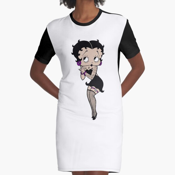 Women's Betty Boop Classic White Dress Betty T-Shirt – Fifth Sun