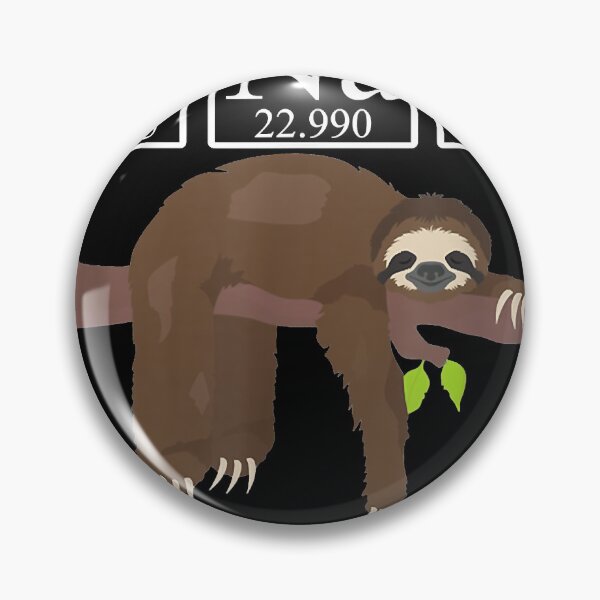 Item preview, I Nap Periodically Sloth Lover Chemistry Lazy Sloth designed and sold by ToriMoriarty.