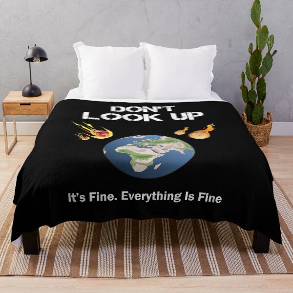 Item preview, don't look up it's fine everything is fine : Dont Look Up earth day designed and sold by thegiftedadult.