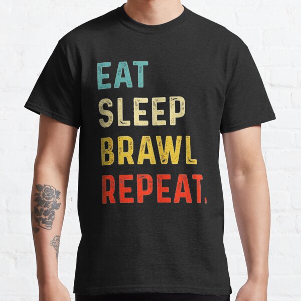 Eat Sleep Brawl Repeat Tshirt - Brawl Stars lustige iPhone-Hülle - Brawl Star gamming Classic T-Shirt