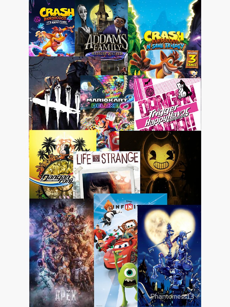 "Videogame Posters" Sticker for Sale by Phantomess13 Redbubble