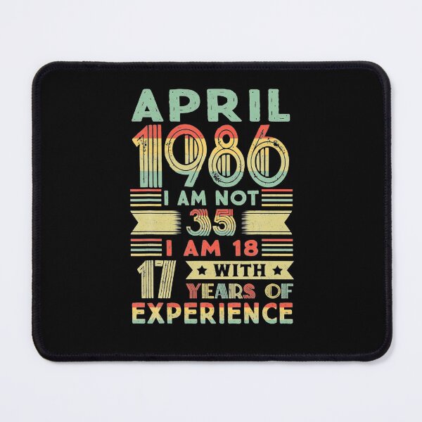 Item preview, Born April 1986 35th birthday gift Made in 1986 35 Year Old designed and sold by PattiRaffensbe.