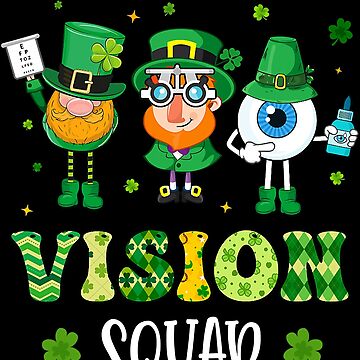 Happy St Patrick's Day Leprechaun Optometrist Funny Glasses T-Shirt Happy St Patrick's Day Leprechaun Optometrist Funny Glasses T-Shirt