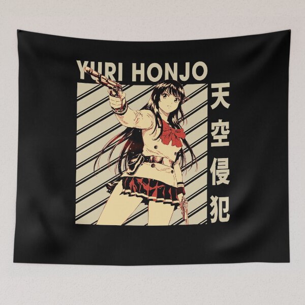 Item preview, Yuri Honjo character anime gun poster designed and sold by ViniciusAze8970.