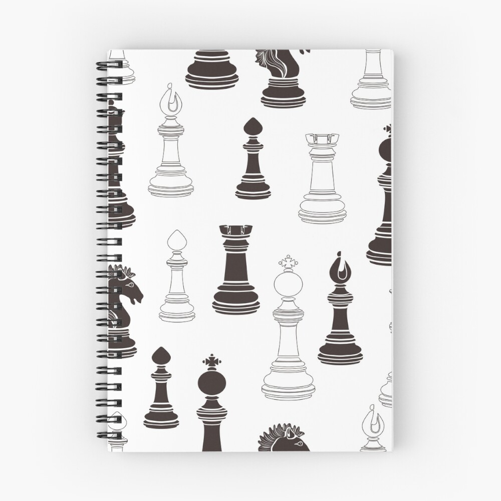 Item preview, Spiral Notebook designed and sold by chesscreative.