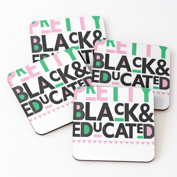 Item preview, Pretty Black and Educated Black History Month designed and sold by BrandyBare.