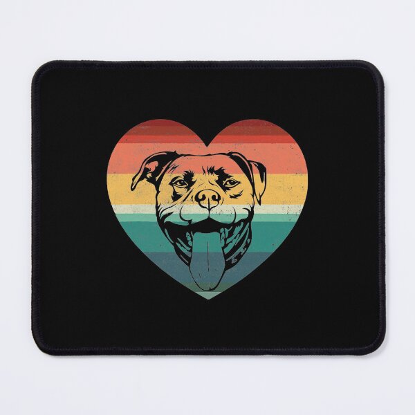 Item preview, Retro Vintage Pitbull Heart Valentines Day Boys Girls designed and sold by MichaelZaloga.
