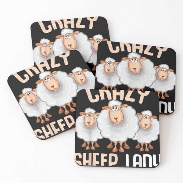 Item preview, Crazy Sheep Lady Farmers Sheep Lover Women T-Shirt.png designed and sold by StephanieHar1.