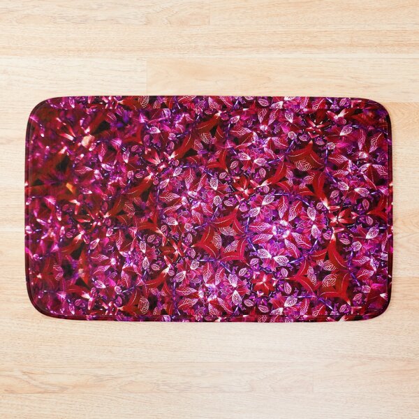 Item preview, botanical kaleidoscope (133) - scarlet leaves designed and sold by expl-rations.