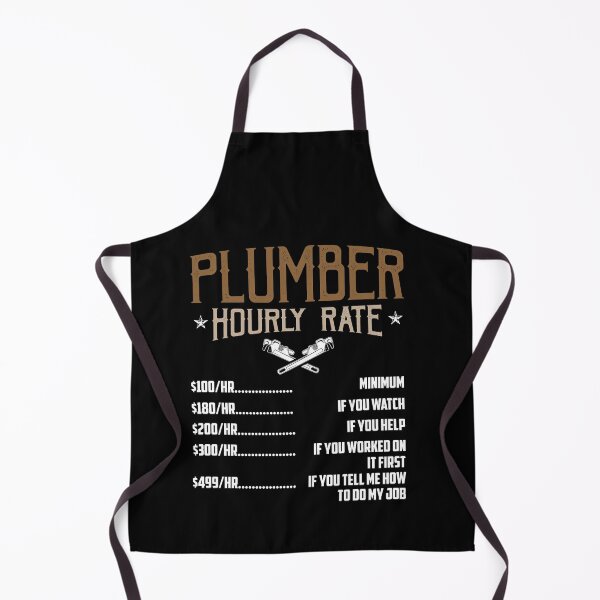 Item preview, Plumber Hourly Rate Funny Plumber Occupation designed and sold by Dressed For  Duty.