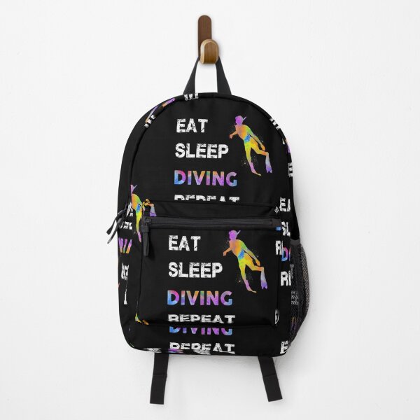 Item preview, Diving Watercolor Eat Sleep designed and sold by VickyCloset.