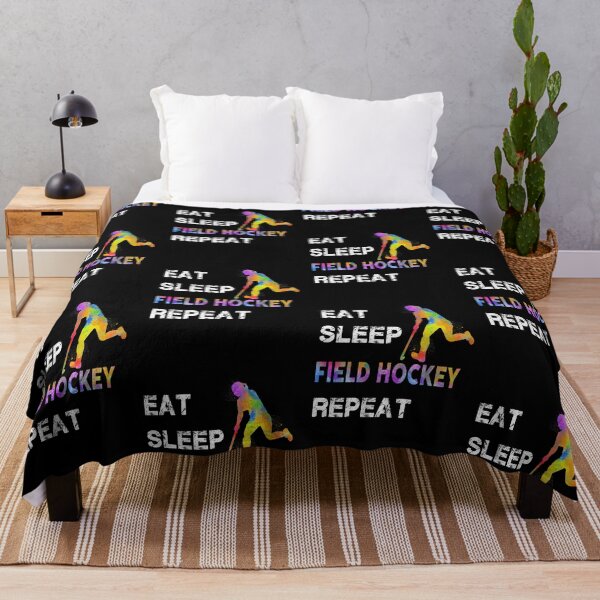 Item preview, Field Hockey Watercolor Eat Sleep designed and sold by VickyCloset.