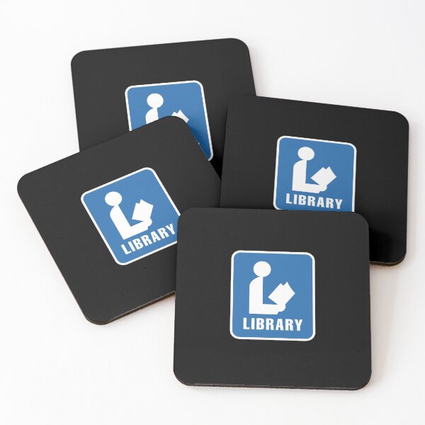 Item preview, Library Blue Sign designed and sold by twHistory.