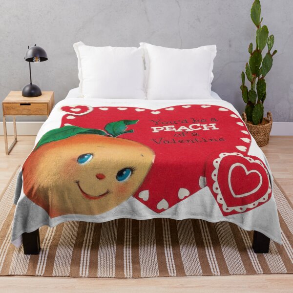 Item preview, Vintage Heart Valentine with Peach designed and sold by Pinkmagenta.