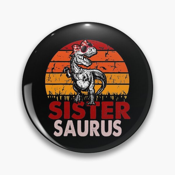 Item preview, Sistersaurus Funny Cute Retro T Rex Matching designed and sold by MichaelZaloga.