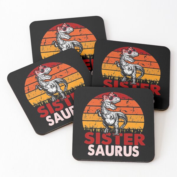 Item preview, Sistersaurus Funny Cute Retro T Rex Matching designed and sold by MichaelZaloga.