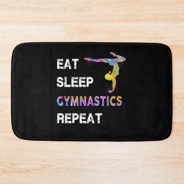 Item preview, Gymnastics Watercolor Eat Sleep designed and sold by VickyCloset.