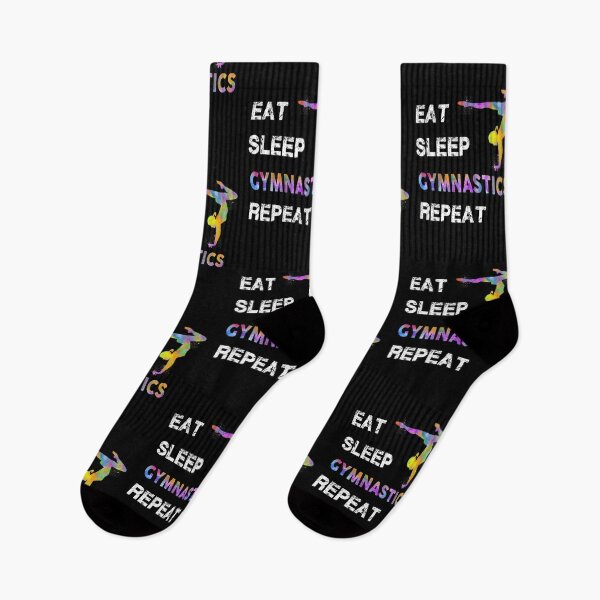 Item preview, Gymnastics Watercolor Eat Sleep designed and sold by VickyCloset.