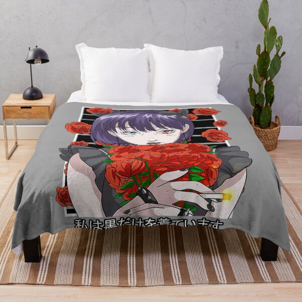 Item preview, Goth Anime Girl Gothic Roses Aesthetic Japanese Vaporwave designed and sold by LemmikkiBadley.