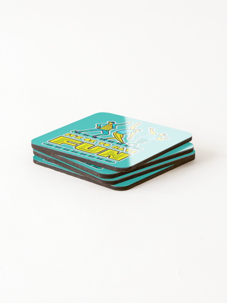 Thumbnail 4 of 5, Coasters (Set of 4), FUN Design designed and sold by 101Design1.