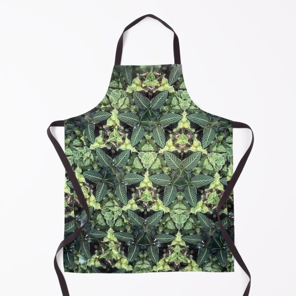 Item preview, botanical kaleidoscope (134) - green leaves designed and sold by expl-rations.