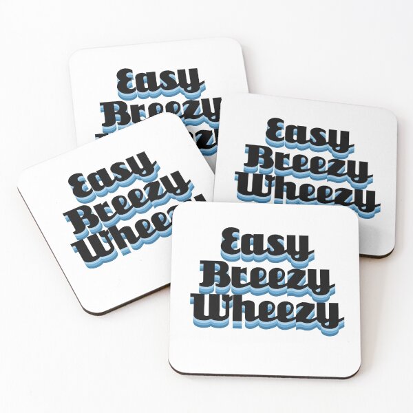 Item preview, Shades of Blue "Easy Breezy Wheezy" designed and sold by EuropaPrints.