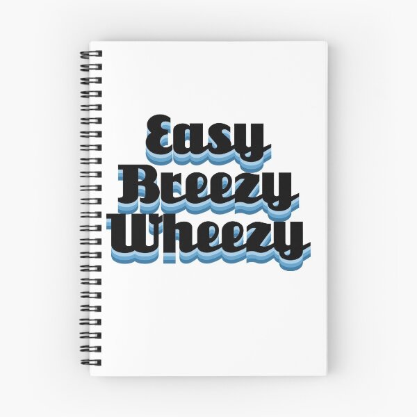 Item preview, Shades of Blue "Easy Breezy Wheezy" designed and sold by EuropaPrints.