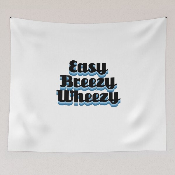 Item preview, Shades of Blue "Easy Breezy Wheezy" designed and sold by EuropaPrints.