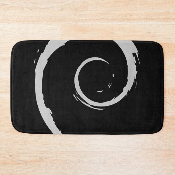 Item preview, Debian Logo Spiral Minimalist T-Shirt.png designed and sold by JUANCASTIL12.
